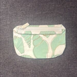 ALOHA Collection Green and Cream mini pouch